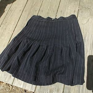 Vintage pinstripe mini skirt